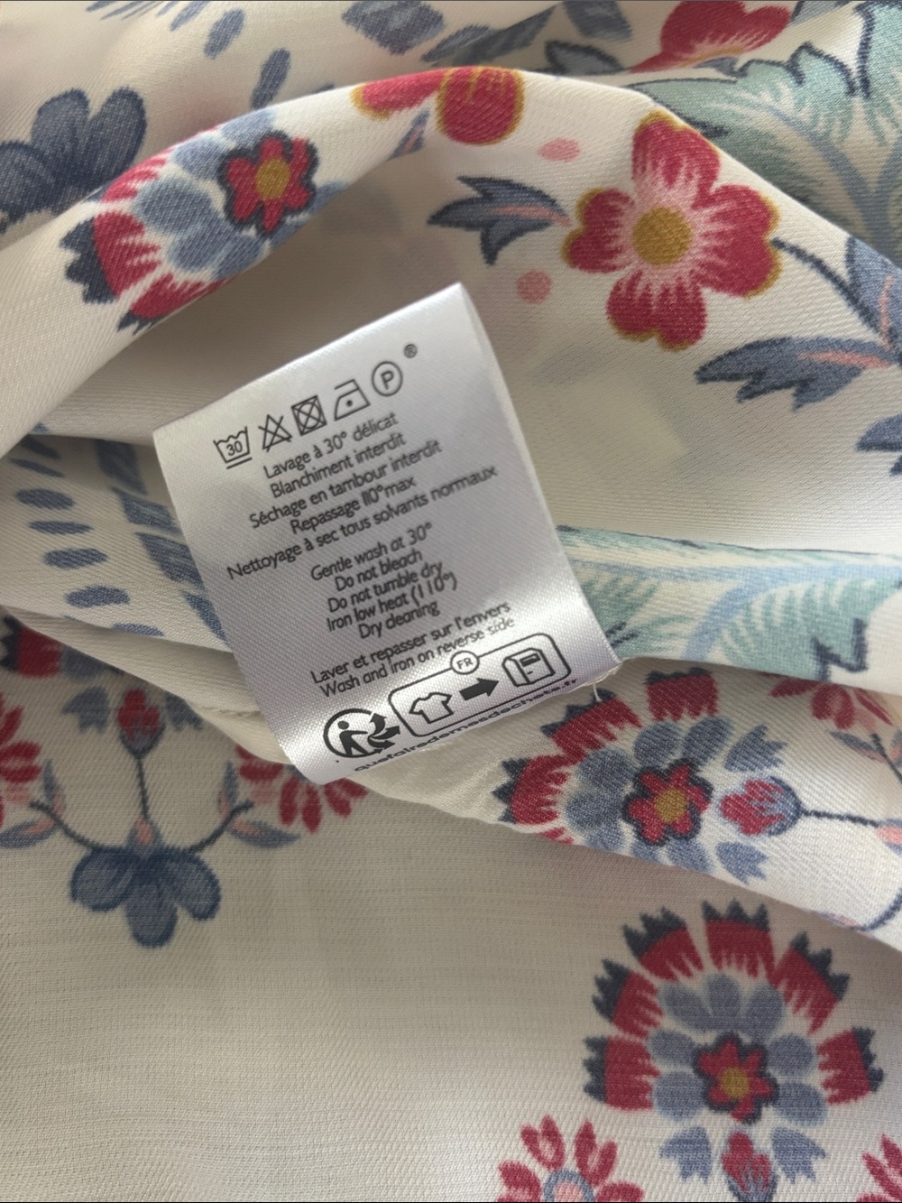 Sézane Fernande Dress with Belt in Milo Print Women's Size 8 / 40 EUC - Picture 14 of 15